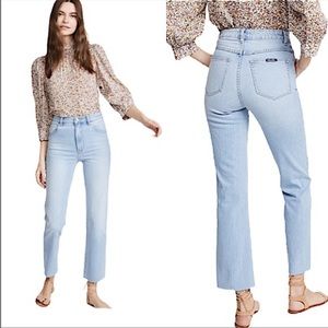 Rolla’s Women’s Sz 8 Original High Rise Straight Light Wash Jeans - CC